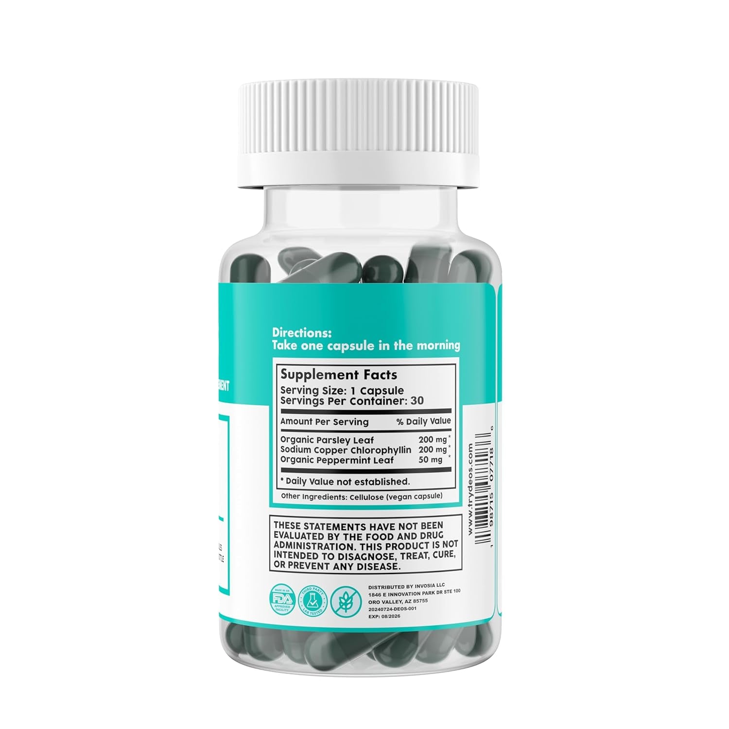 DEOS Internal Deodorant Capsules
